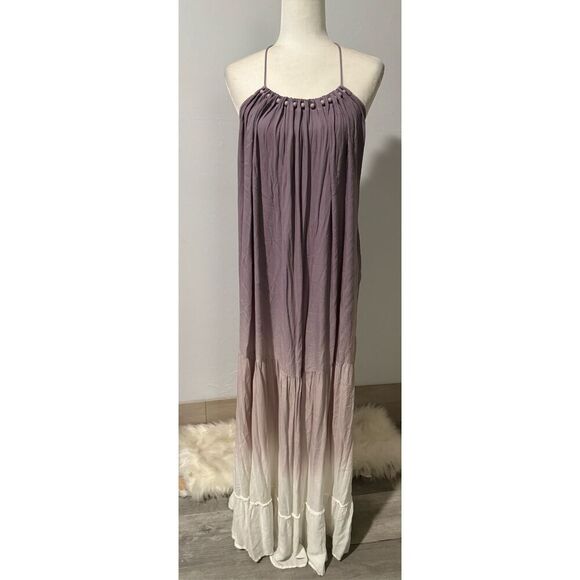 Young Fabulous & Broke Dresses & Skirts - Young Fabulous & Broke dip Dye boho sleeveless maxi dress XS